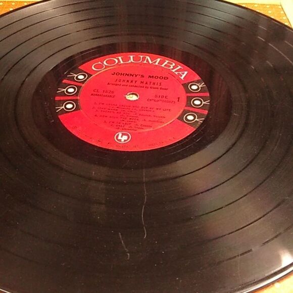 Johnny Mathis Vinyl Record - Orange Cover - Picture 9 of 13